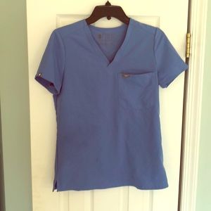 Figs Ceil Blue Catarina Top